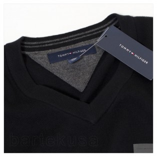 TOMMY HILFIGER SWETER MESKI - CZARNY